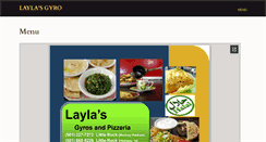 Desktop Screenshot of laylasgyro.com